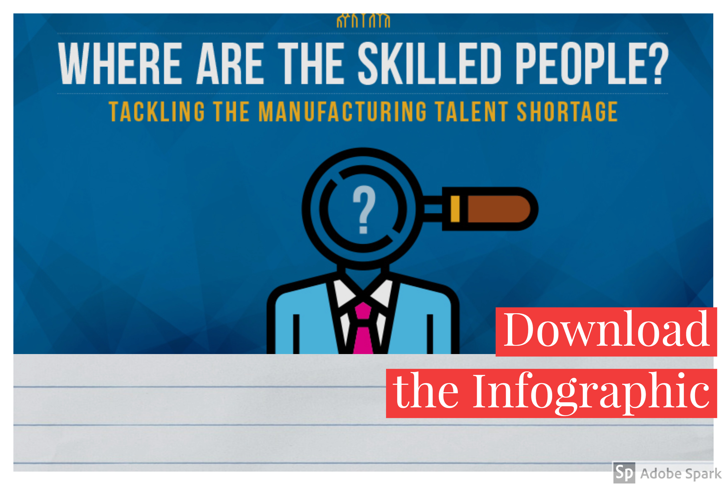 Where are all the skilled people infographic