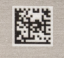 Laser Marking 2D Data Matrix Sample on Metal