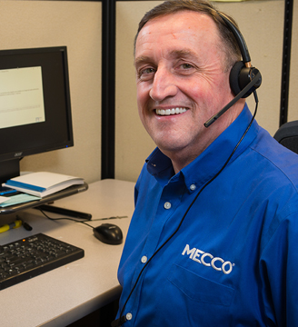 MECCO Customer Support Manager Peter Sweet