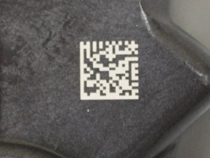 Fiber Laser Black Plastic Marking Sample