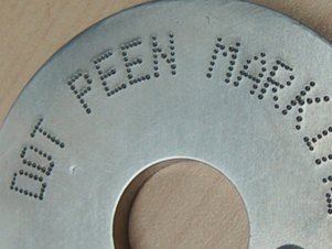 Dot Peen Marking Sample